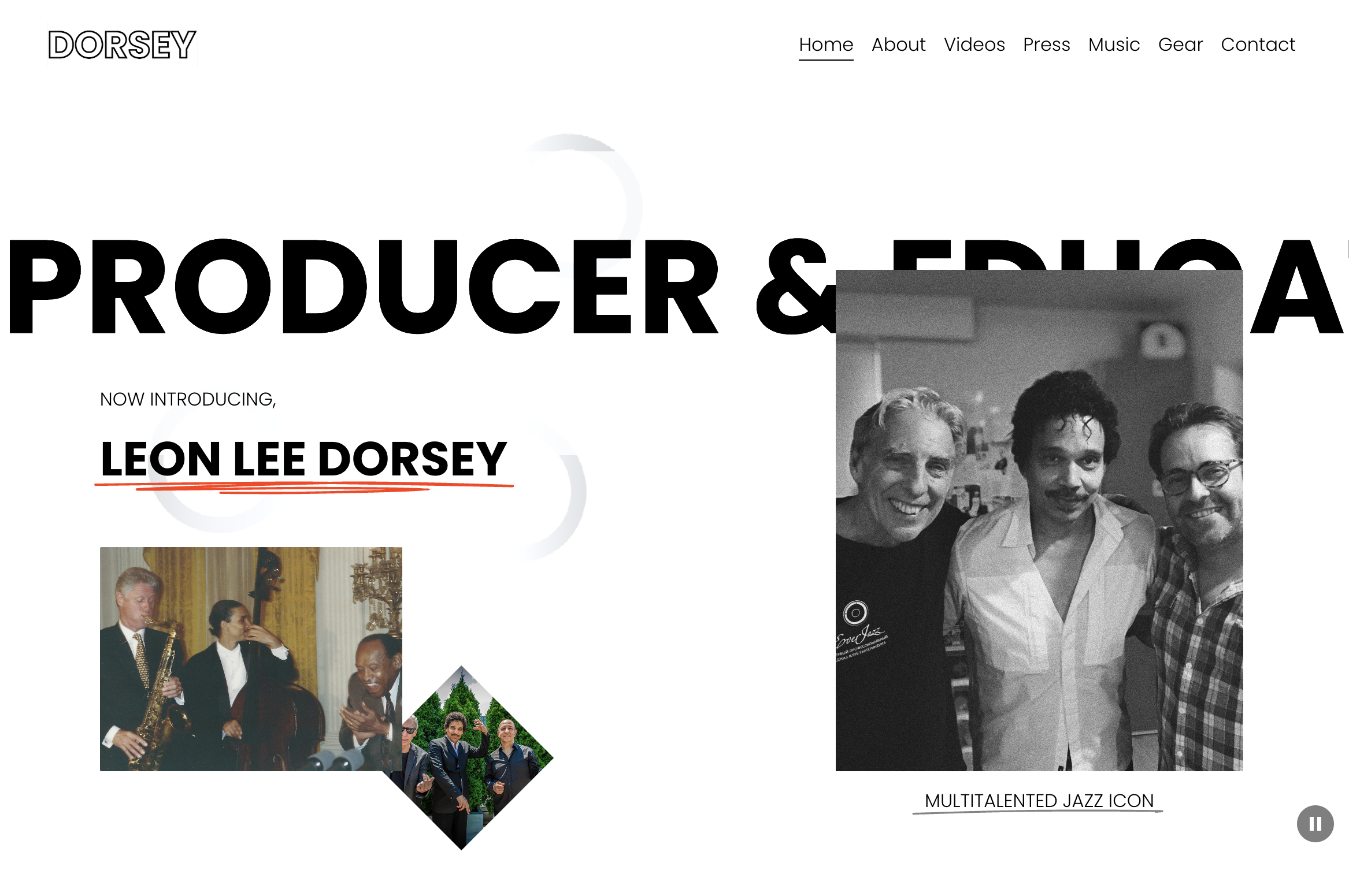 Website of Leon Lee Dorsey